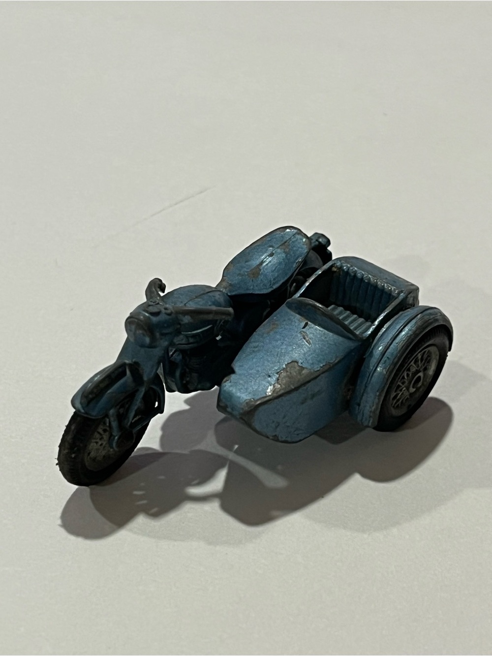 Matchbox Lesney 1960 Triumph Motorcycle & Sidecar No. 4 Good Condition